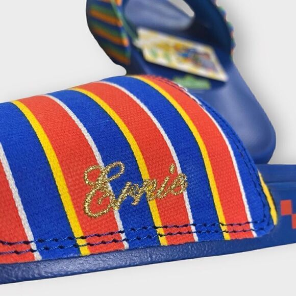 Vans x Sesame Street Bert and Ernie La Costa Slides Mens size 7 Rare New - Picture 6 of 10